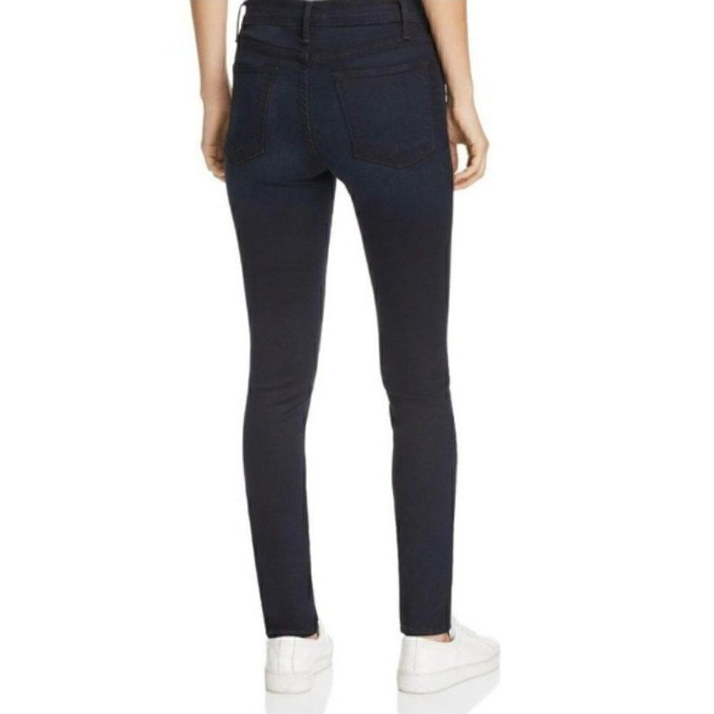 Frame Denim Le High Skinny Jeans‎ In BYXBEE Stretch Dark Wash LHSK147 Women 26 - Picture 2 of 15